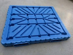许昌双面吹塑托盘，化肥行业码垛塑胶卡板，中间吹塑1412